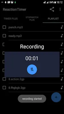 ReactionTimer android App screenshot 0